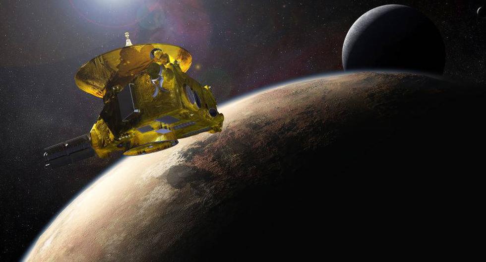 New Horizons sobre Caronte. (Foto: NASA)