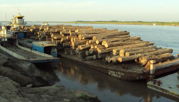 Loreto: Ministerio Público en coordinación con la Policía Nacional, Sunat - Aduanas y Gerfor decomisaron 9,000 m3 de madera ilegal en dos embarcaciones fluviales en el distrito de Mazán. (foto referencial)