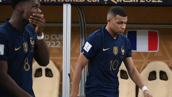 Mbappé, Coman y Tchouameni son víctimas de ataques racistas tras la derrota ante Argentina en Copa del Mundo. Foto: AFP