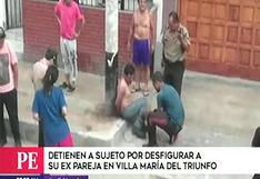 Lima: un sujeto desfiguró a su expareja en Villa María del Triunfo