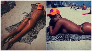 Tilsa Lozano compartió imágenes del 'topless' que hizo en Miami
