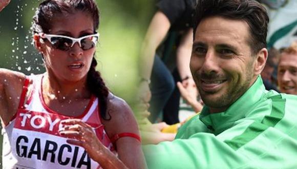 A través de su cuenta en Twitter, Claudio Pizarro animó a la peruana Kimberly García en el Mundial de Atletismo.