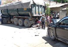 Presuntos ‘marcas’ mueren atropellados por camioneta de su víctima, a quien le robaron S/ 125 mil