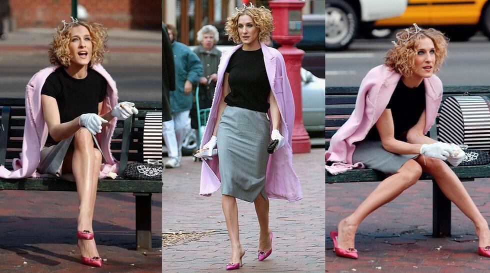 Carrie Bradshaw inspira a Louis Vuitton en su último desfile: el cinturón  se lleva a la cintura