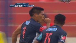 Andy Pando marcó su primer gol en Alianza con este cabezazo