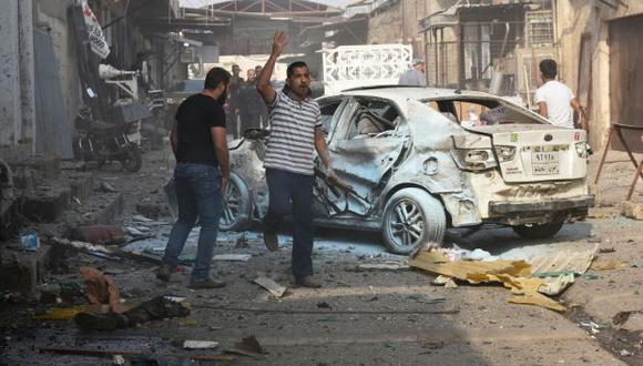 El ataque con coche bomba ocurrió a las 09:00 a.m., hora local, e hirió a otros cinco agentes y a 11 civiles. (Foto: AFP)