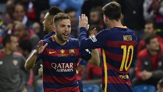 Barcelona: Alba marcó en tiempo extra tras gran pase de Messi