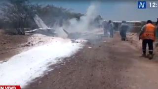 Ica: caída de avioneta tras sobrevolar las Líneas de Nasca deja al menos 7 personas fallecidas [VIDEO]