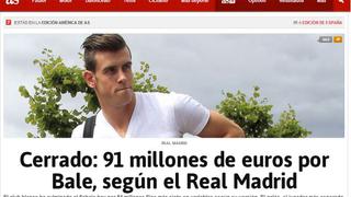 Gareth Bale ya es del Real Madrid por 91 millones de euros, según "AS"