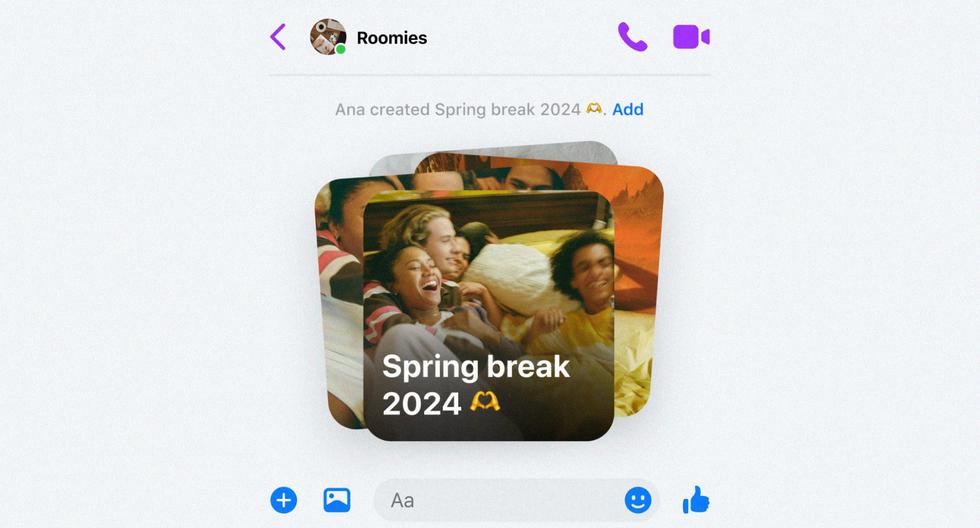 Messenger now lets you send HD photos, create shared albums and share files up to 100MB |  TECHNOLOGY