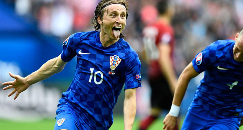Luka Modric abrió el marcador a los 41 minutos de juego | Foto: Getty Images