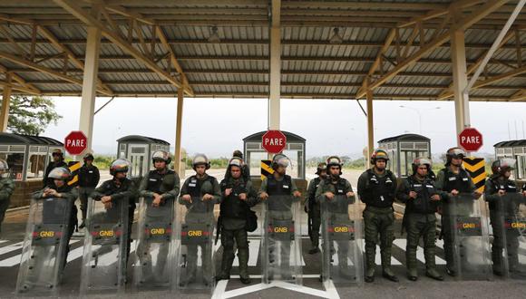 Venezuela | Colombia | Régimen de Nicolás Maduro denuncia "agresión" de militares de Colombia contra uniformados venezolanos en la frontera. (AP)