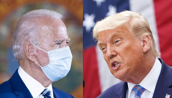 Joe Biden y Donald Trump están intensificando sus campañas en los estados claves de Estados Unidos. (AFP).
