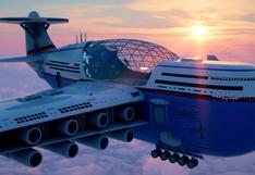 ¿Listo para el 2040? Sky Cruise, el hotel volador propulsado por energía nuclear y que utiliza una IA para navegar