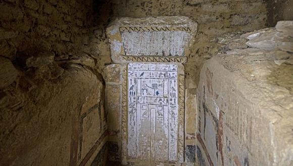 Cuatro tumbas fueron descubiertas en el sitio arqueológico de Saqqara, al sur de El Cairo. (GETTY IMAGES).