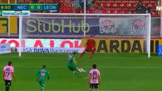 León vs. Necaxa: Boselli anotó el 1-0 mediante un penal | VIDEO