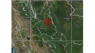 Pasco: sismo de magnitud 4,0 se reportó en Oxapampa, señala IGP