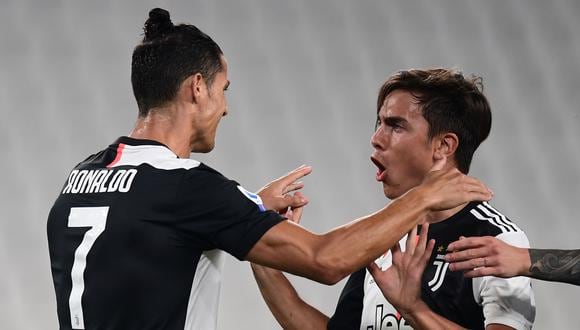 Cristiano Ronaldo y Paulo Dybala se divierten en debut de Juventus en Tik Tok | Foto: AFP