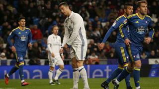 Real Madrid volvió a perder: cayó 2-1 ante Celta en el Bernabéu