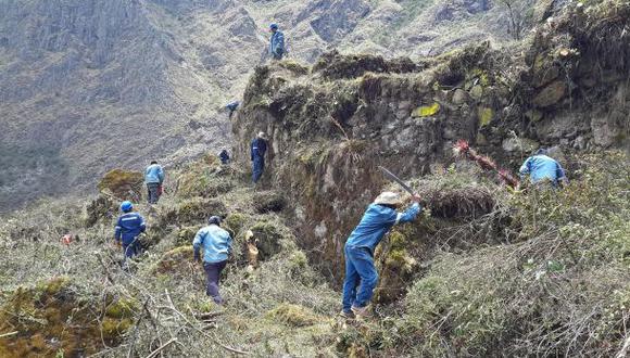 Cusco: hallan nuevos andenes y una colca en Ollantaytambo