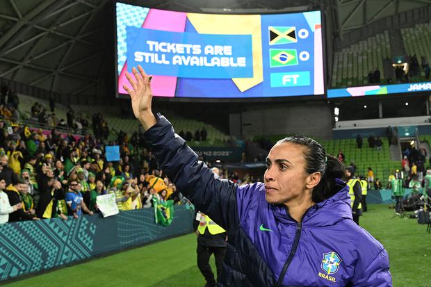 Marta, crack brasileña que dijo adiós a los mundiales esta semana.