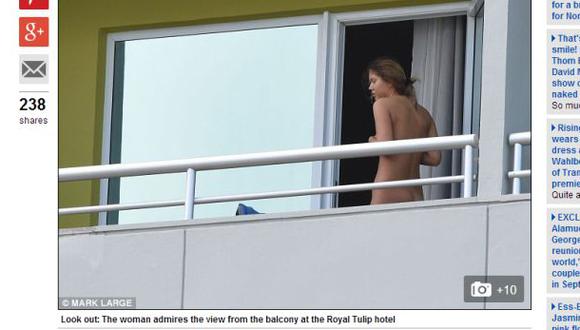Brasil 2014: escándalo por desnuda en concentración inglesa