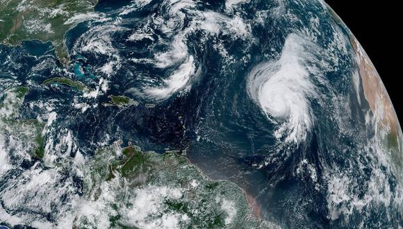 Huracán Lorenzo se acerca al archipiélago de las Azores. (EFE).