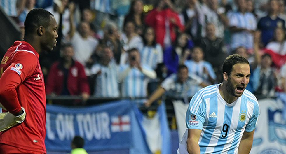 Gonzalo Higuaín metió el primero. (Foto: AFP)