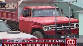 Chofer que mató a dos niños en Pamplona Alta sigue prófugo