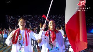 Con Alexandra Grande y Ángelo Caro a la cabeza: así desfiló Perú en la inauguración de los Juegos Suramericanos