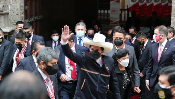 El presidente Pedro Castillo asumió el cargo este miércoles 28 de julio. Fotos: Leandro Britto / @photo.gec