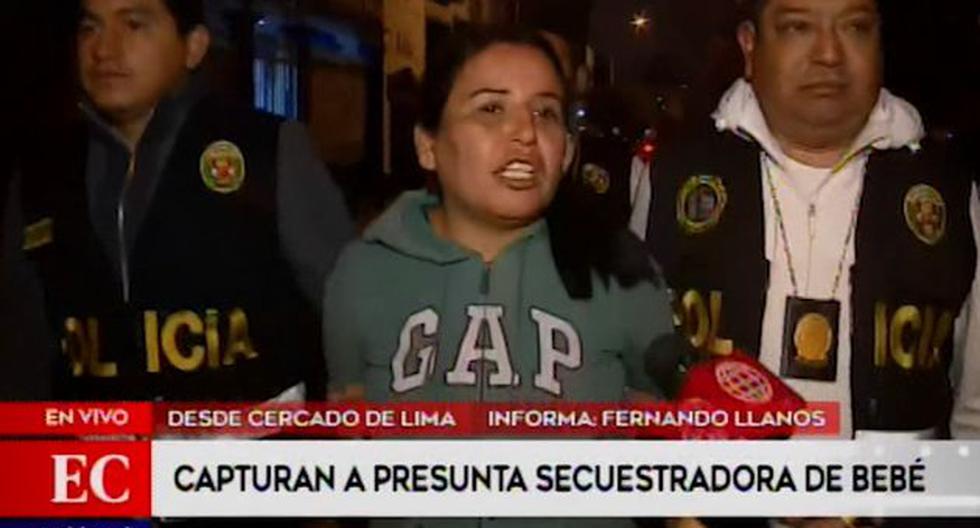 Hilda Maurtua Pardo fue detenida al tener una orden de captura vigente. (América Televisión)