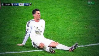 Cristiano Ronaldo salió lesionado del Santiago Bernabéu