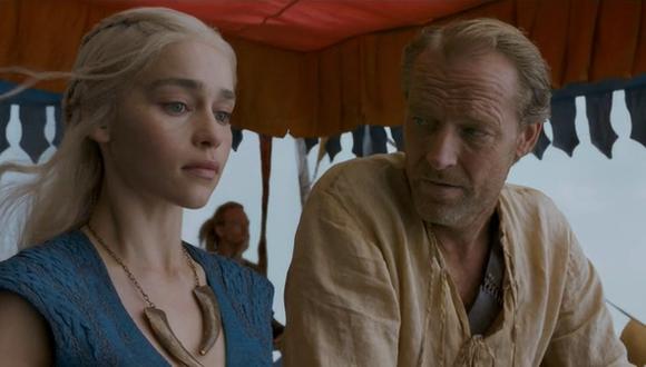 Iain Glen, quien interpreta a Jorah Mormont contó en una entrevista que admira a Emilia Clarke, quien encarna a Daenerys Targaryen. (Foto: HBO)