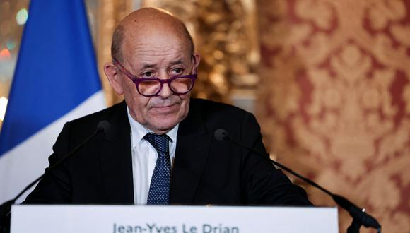 Jean-Yves Le Drian, canciller francés. REUTERS