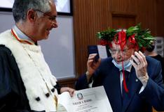 Giuseppe Paternò, el italiano de 96 años que se licenció con honores en Filosofía e Historia | FOTOS 