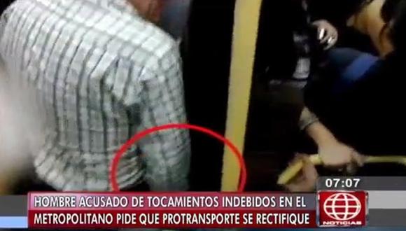 Metropolitano: acusado de acoso en bus denunciará a municipio
