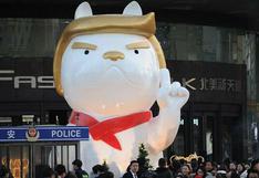Año Nuevo 2018: Trump inspira estatua de perro gigante en China 