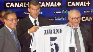 Zinedine Zidane y la servilleta que lo llevó al Real Madrid