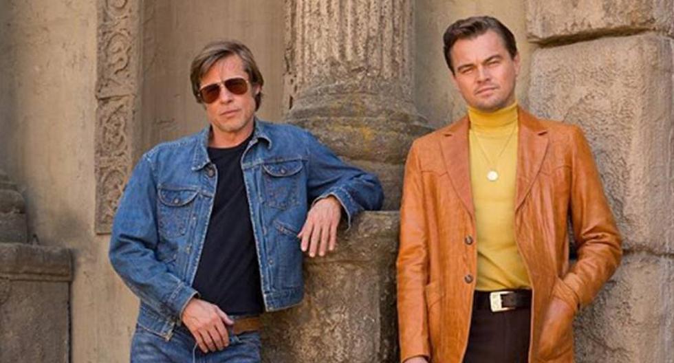 Brad Pitt y Leonardo DiCaprio como Rick y Cliff, personajes principales de Once Upon a Time in Hollywood (Foto: Instagram)