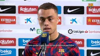 “El Camp Nou es el estadio de mis sueños": las declaraciones de Sergiño Dest tras debutar con Barcelona