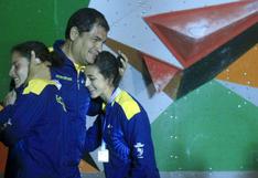 Juegos Bolivarianos: Hija de Rafael Correa gana su tercera medalla