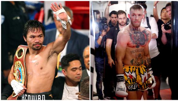 Pacquiao retó a McGregor a "un verdadero combate de boxeo". (Foto: AFP)