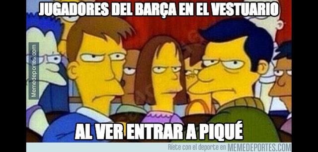 Los memes que se burlan de Piqué e Iniesta tras el clásico - 1