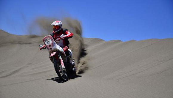 Tato Heinrich fue uno de los peruanos en terminar el Dakar. (Foto: Rodrigo de Quesada)