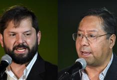 Gabriel Boric y Luis Arce llegan a Colombia para la investidura de Gustavo Petro 