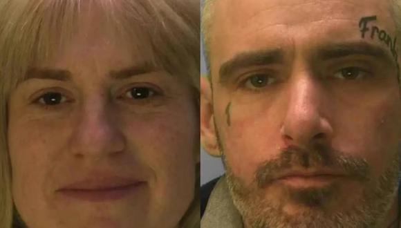 Christopher Bennett y Gemma Brogan fueron encarcelados en Inglaterra. (Foto: Sussex police).