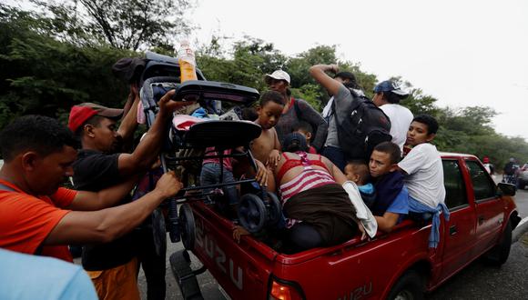 La primera dama hondureña señaló que se deportó en 2018 a unos 75.105 inmigrantes hondureños por residir de manera ilegal en Estados Unidos y México. (Foto: EFE)