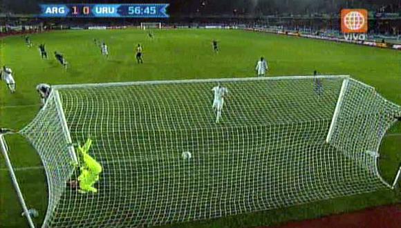 Argentina vs. Uruguay: Agüero marcó el 1-0 con este cabezazo