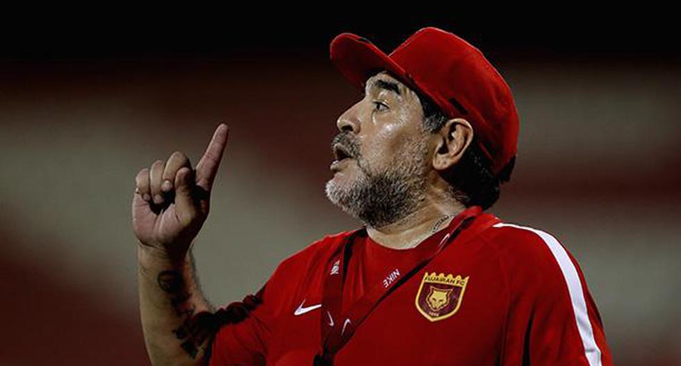Diego Maradona no será más entrenador del Al-Fujairah, equipo de la segunda división del fútbol de Emiratos Árabes Unidos. (Foto: Getty Images)